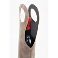 9165- BROWN WINE BOTTLE CARRIER